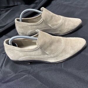 Free People Women's Beige Suede Ankle Booties
